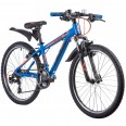 Фото товара «Велосипед NOVATRACK 24" EXTREME, алюм.рама 13" синий, 21-скор, TY200/EF41/TZ500, диск.торм.STG»